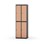 Novis garderobeskab lige topplade 2:2 B60 cm