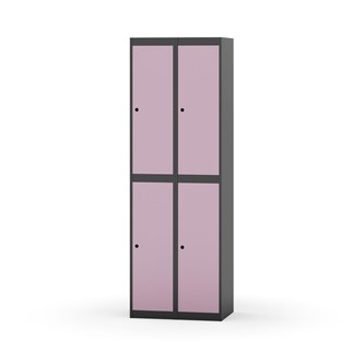 Novis garderobeskab lige topplade 2:2 B60 cm