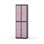 Novis garderobeskab lige topplade 2:2 B60 cm