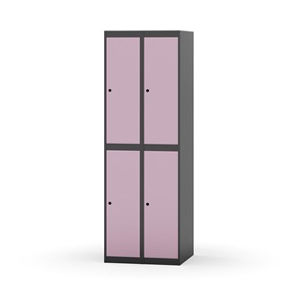 Novis garderobeskab lige topplade 2:2 B60 cm