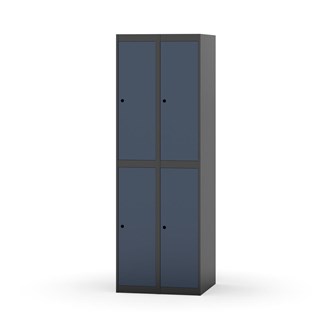 Novis garderobeskab lige topplade 2:2 B60 cm