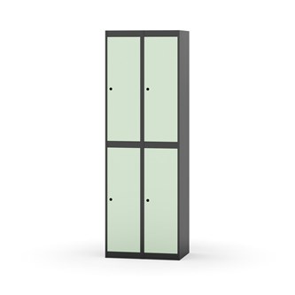Novis garderobeskab lige topplade 2:2 B60 cm
