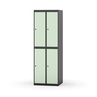 Novis garderobeskab lige topplade 2:2 B60 cm