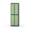 Novis garderobeskab lige topplade 2:2 B60 cm