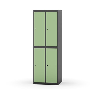 Novis garderobeskab lige topplade 2:2 B60 cm