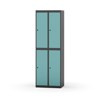 Novis garderobeskab lige topplade 2:2 B60 cm