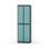 Novis garderobeskab lige topplade 2:2 B60 cm