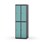 Novis garderobeskab lige topplade 2:2 B60 cm