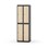 Novis garderobeskab lige topplade 2:2 B60 cm