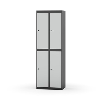 Novis garderobeskab lige topplade 2:2 B60 cm