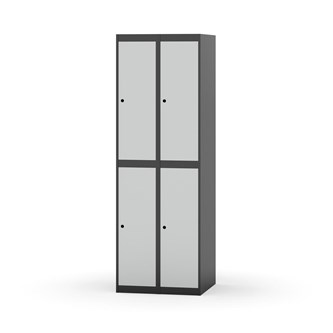 Novis garderobeskab lige topplade 2:2 B60 cm