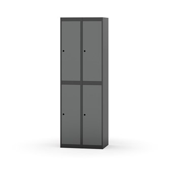 Novis garderobeskab lige topplade 2:2 B60 cm