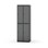 Novis garderobeskab lige topplade 2:2 B60 cm