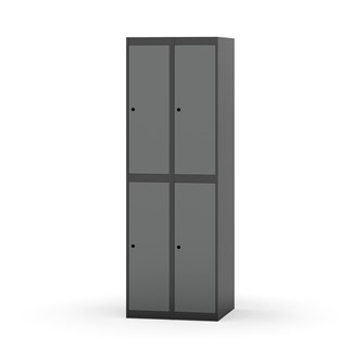 Novis garderobeskab lige topplade 2:2 B60 cm