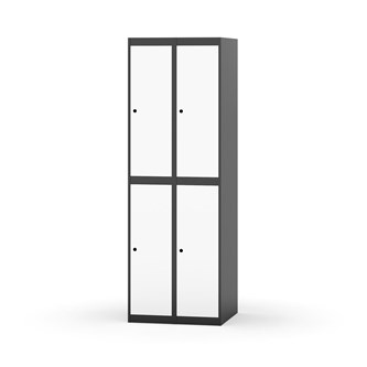 Novis garderobeskab lige topplade 2:2 B60 cm