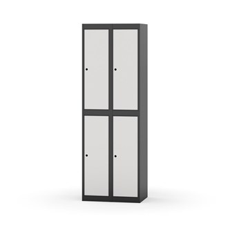 Novis garderobeskab lige topplade 2:2 B60 cm