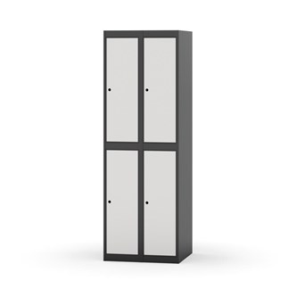 Novis garderobeskab lige topplade 2:2 B60 cm