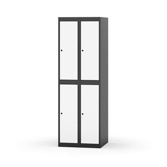 Novis garderobeskab lige topplade 2:2 B60 cm