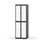 Novis garderobeskab lige topplade 2:2 B60 cm