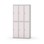 Novis garderobeskab lige topplade 2:3 B90 cm