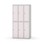 Novis garderobeskab lige topplade 2:3 B90 cm