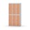Novis garderobeskab lige topplade 2:3 B90 cm