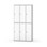 Novis garderobeskab lige topplade 2:3 B90 cm