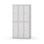 Novis garderobeskab lige topplade 2:3 B90 cm