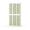 Novis garderobeskab lige topplade 2:3 B90 cm