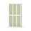 Novis garderobeskab lige topplade 2:3 B90 cm