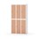 Novis garderobeskab lige topplade 2:3 B90 cm