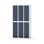 Novis garderobeskab lige topplade 2:3 B90 cm