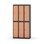 Novis garderobeskab lige topplade 2:3 B90 cm