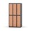 Novis garderobeskab lige topplade 2:3 B90 cm