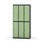 Novis garderobeskab lige topplade 2:3 B90 cm