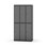 Novis garderobeskab lige topplade 2:3 B90 cm