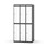 Novis garderobeskab lige topplade 2:3 B90 cm