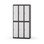 Novis garderobeskab lige topplade 2:3 B90 cm
