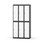 Novis garderobeskab lige topplade 2:3 B90 cm