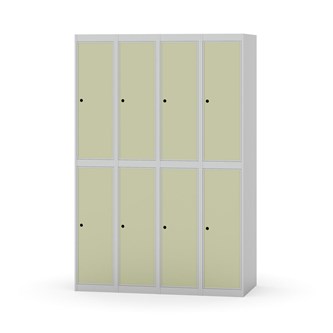 Novis garderobeskab lige topplade 2:4 B120 cm