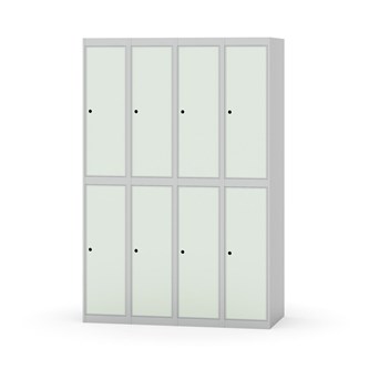 Novis garderobeskab lige topplade 2:4 B120 cm