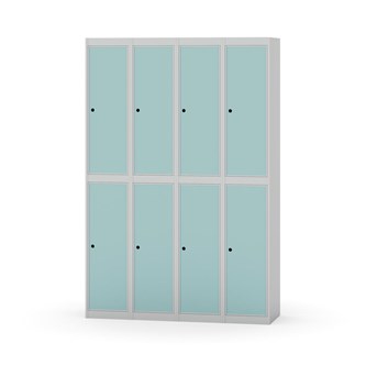 Novis garderobeskab lige topplade 2:4 B120 cm