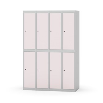 Novis garderobeskab lige topplade 2:4 B120 cm