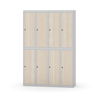 Novis garderobeskab lige topplade 2:4 B120 cm
