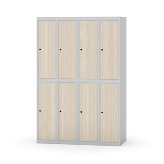 Novis garderobeskab lige topplade 2:4 B120 cm
