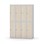 Novis garderobeskab lige topplade 2:4 B120 cm