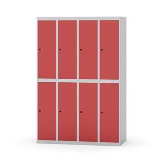 Novis garderobeskab lige topplade 2:4 B120 cm