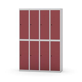 Novis garderobeskab lige topplade 2:4 B120 cm