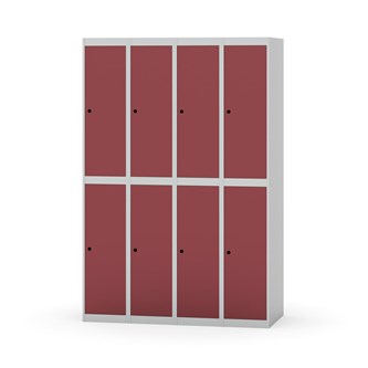 Novis garderobeskab lige topplade 2:4 B120 cm