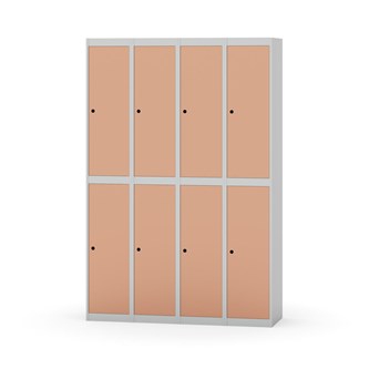 Novis garderobeskab lige topplade 2:4 B120 cm
